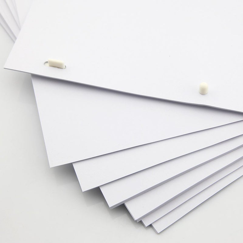 Owfeel Animation Paper Flip Book Kit with Holes Animation Positioning Paper Manga Comic Drawing 70G White Paper Drawing Paper Animation Kit for Art Color Digital Animating Work (Pack of 200 Sheet) - Image 3